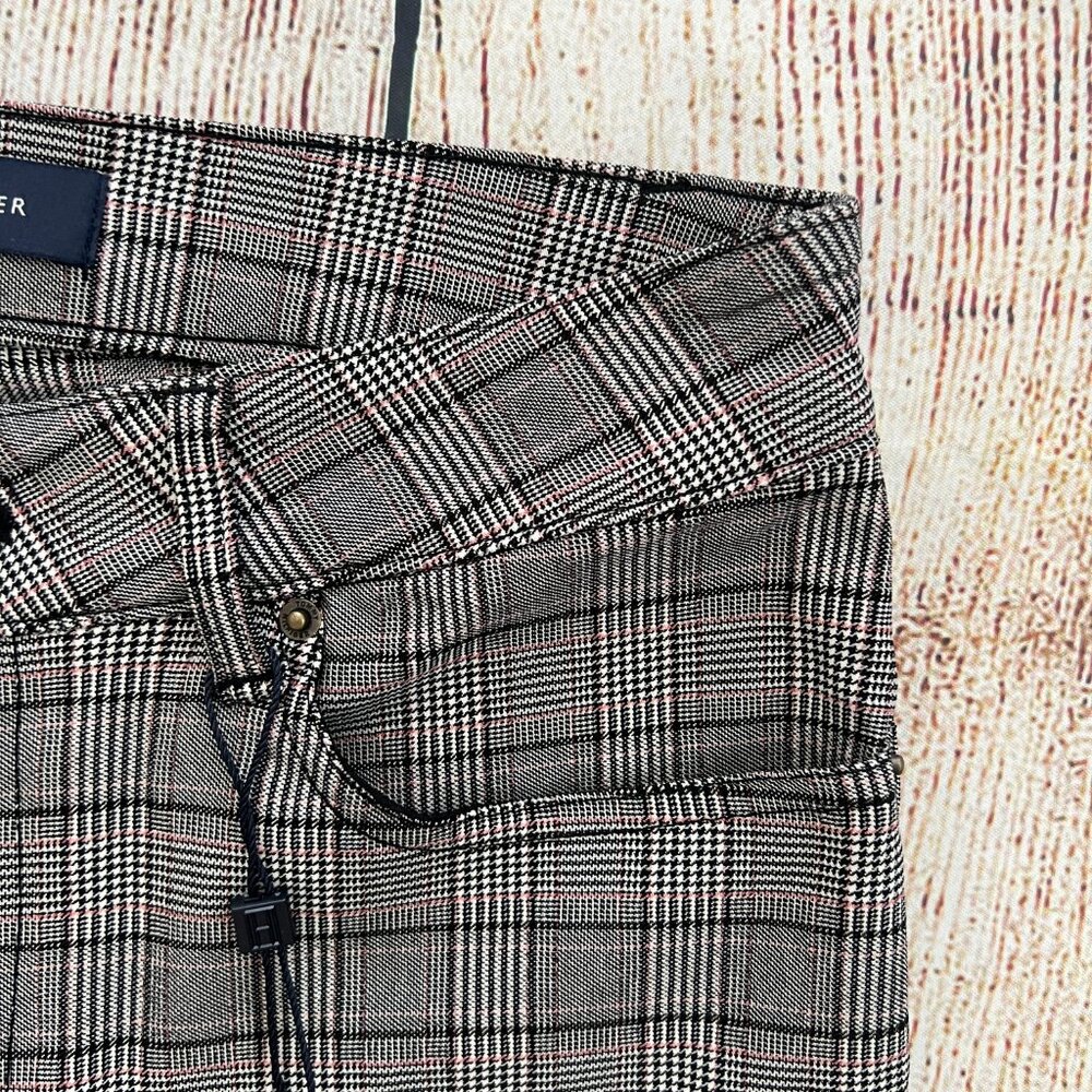 B1 -- NWT multi-color TOMMY HILFIGER stretch plaid flex pants women's size 2 $89 - Picture 4 of 8